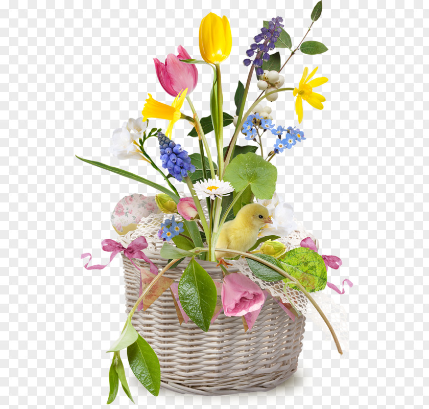 Easter Frame Flower Clip Art PNG