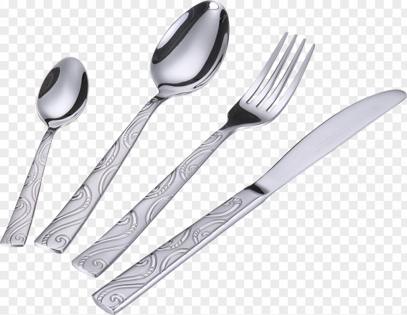 Fork Knife Spoon Cutlery Stainless Steel PNG