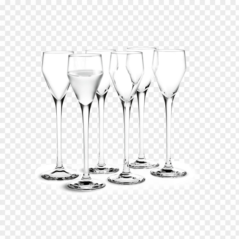 Glass Holmegaard Perfection Wine Shot Glasses PNG