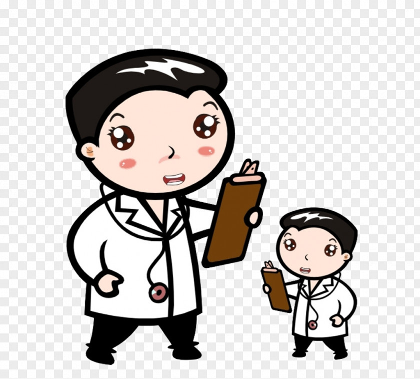 Handsome Doctor Tenth Physician Cartoon Medical Record PNG