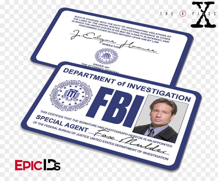 Id Card Dale Cooper Special Agent Identity Document Badge Federal Bureau Of Investigation PNG