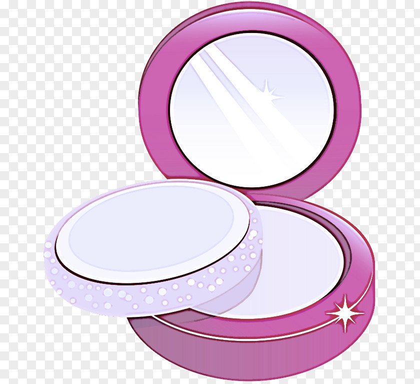 Makeup Mirror Face Powder Violet Pink Clip Art Purple Lilac PNG