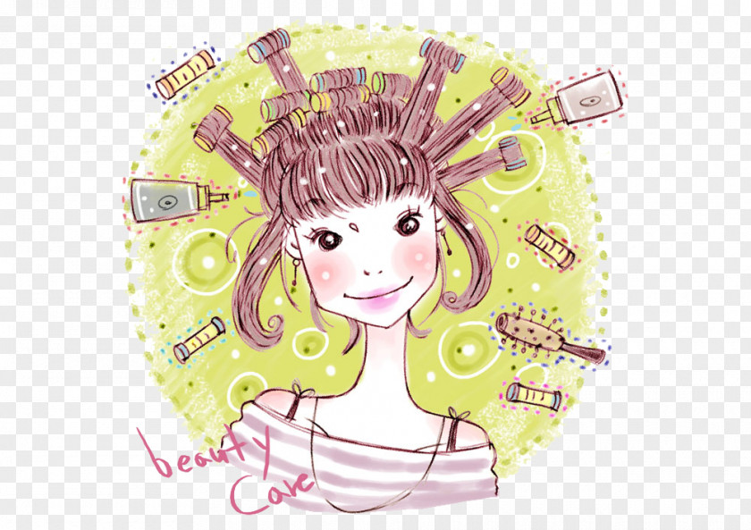Painted Eyeliner Makeup Cartoon Make-up Poster Cosmetology PNG