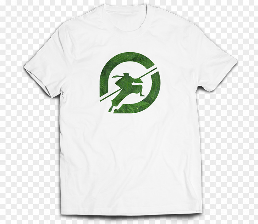 T-shirt Sleeve Logo Bluza Green PNG