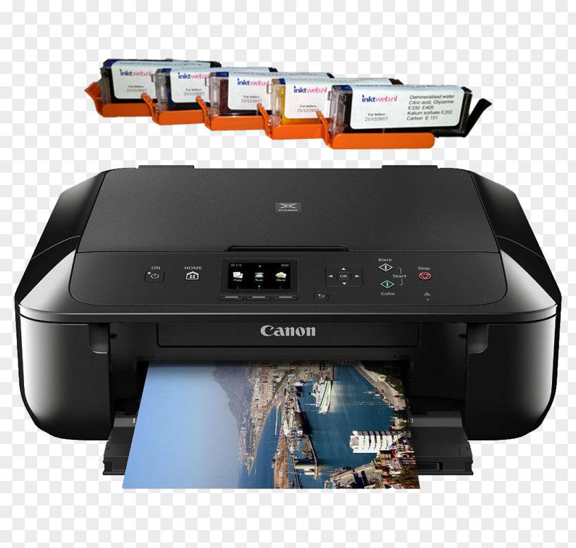 Canon Printer PIXMA MG5750 Inkjet Printing ピクサス PNG