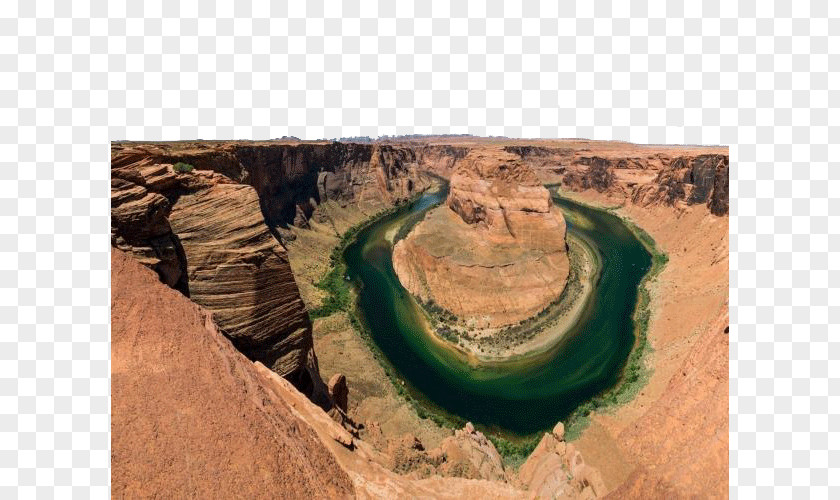 Horseshoe Bay Landscape Yellowstone National Park Grand Canyon Arches Bend Lake Powell PNG