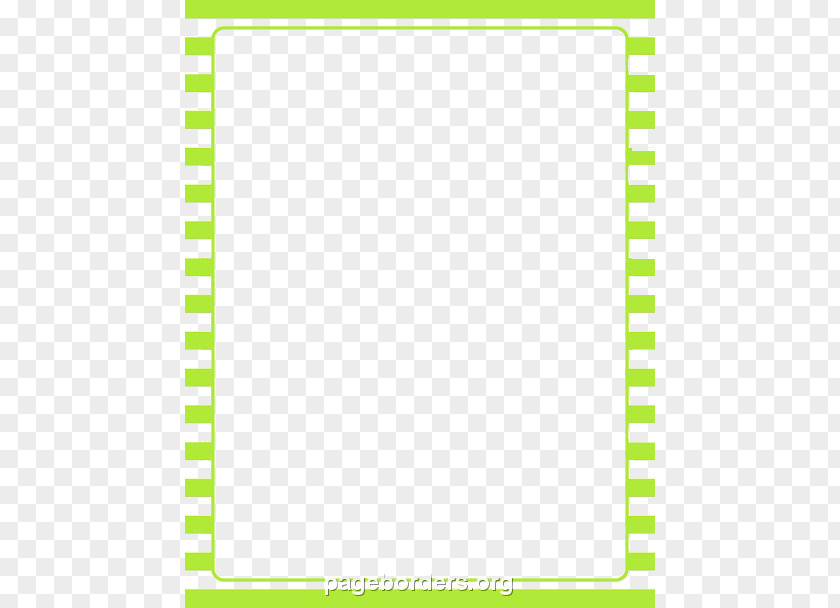 Lime Border Frame Photo Line Point Angle Material PNG