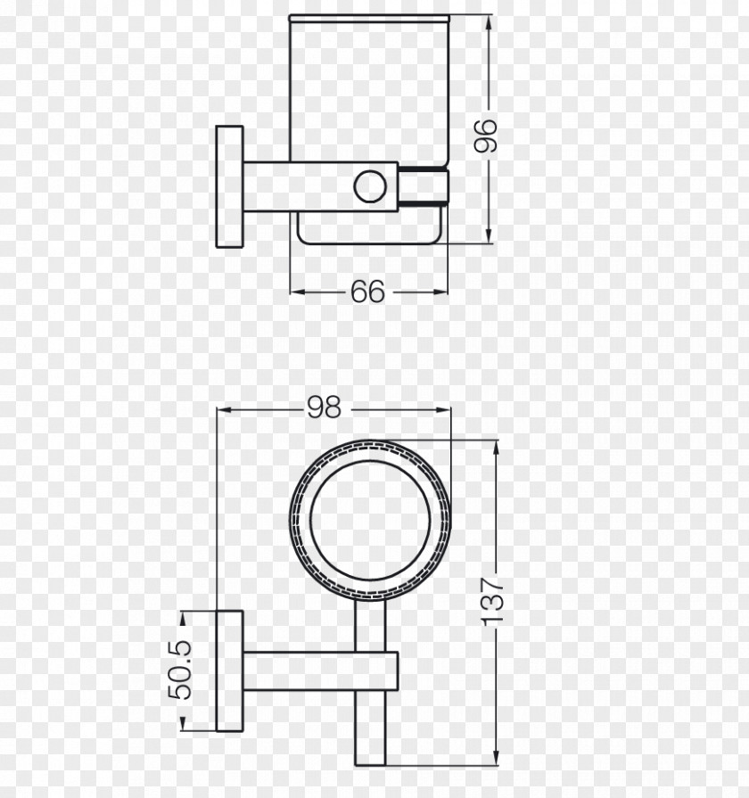 Line Door Handle Technical Drawing Diagram PNG