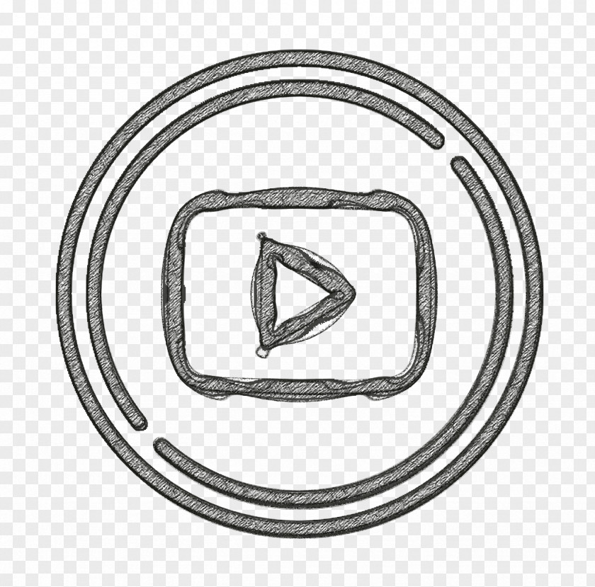 Youtube Icon Logo Social Circles PNG