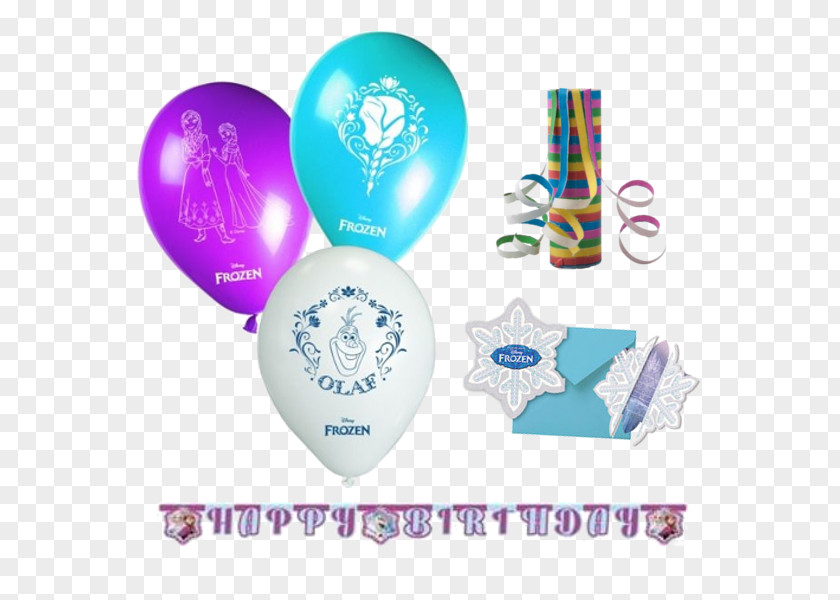 Anna Elsa Toy Balloon Party Birthday PNG