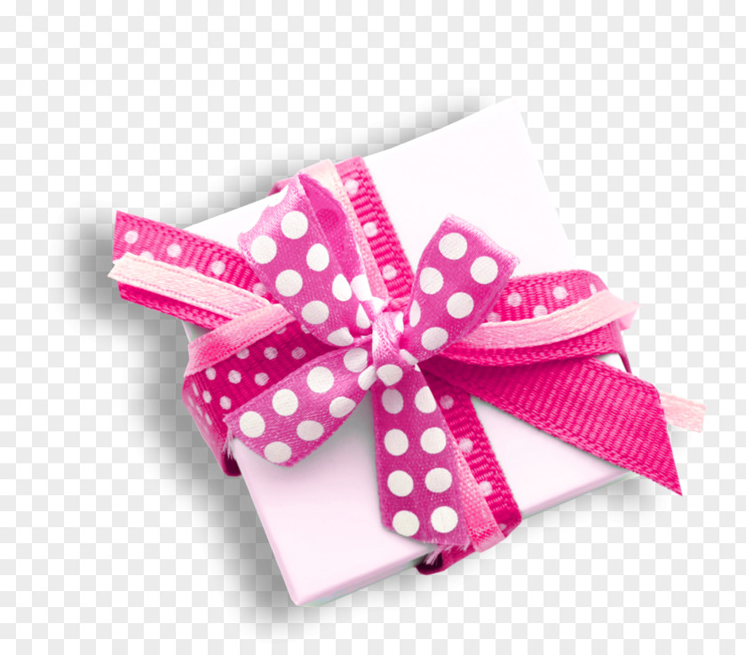 Polka Dot Ribbon Shoelace Knot Gift Image PNG