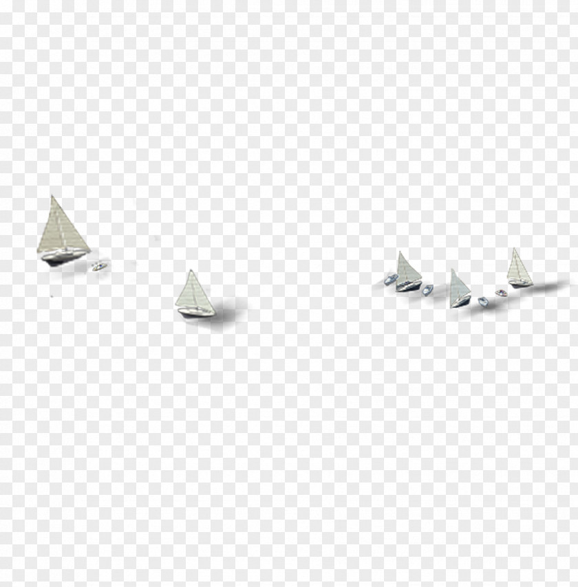 Sailboat Earring Triangle Body Piercing Jewellery PNG