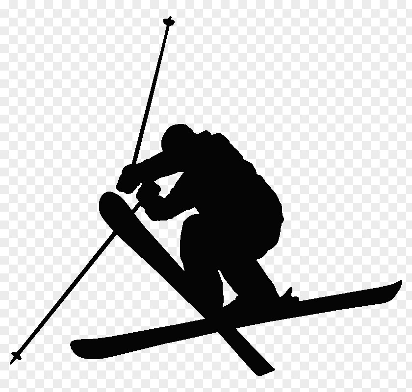 Skiing Ski Poles Freestyle Sticker Clip Art PNG