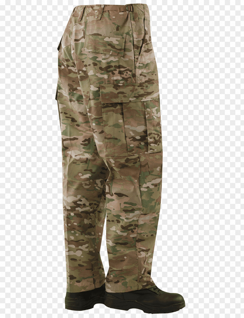 Camouflage Uniform Cargo Pants Battle Dress TRU-SPEC MultiCam PNG