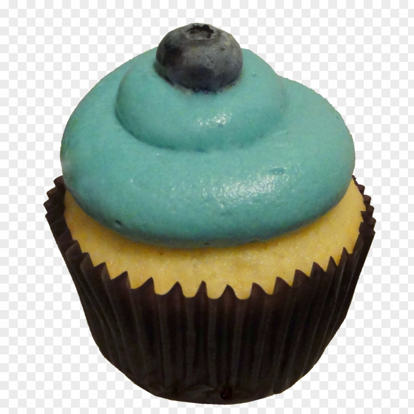 Blueberry Cupcake Frosting & Icing Buttercream Dessert PNG