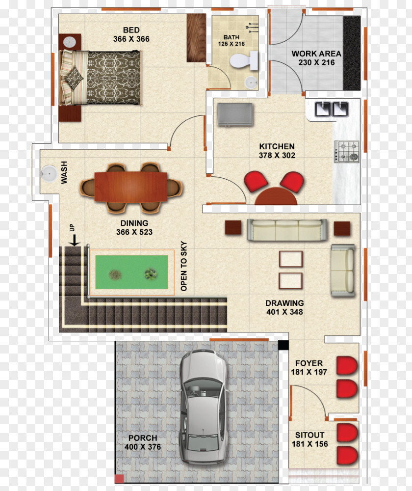 Design Floor Plan Vazhayila House Villa PNG