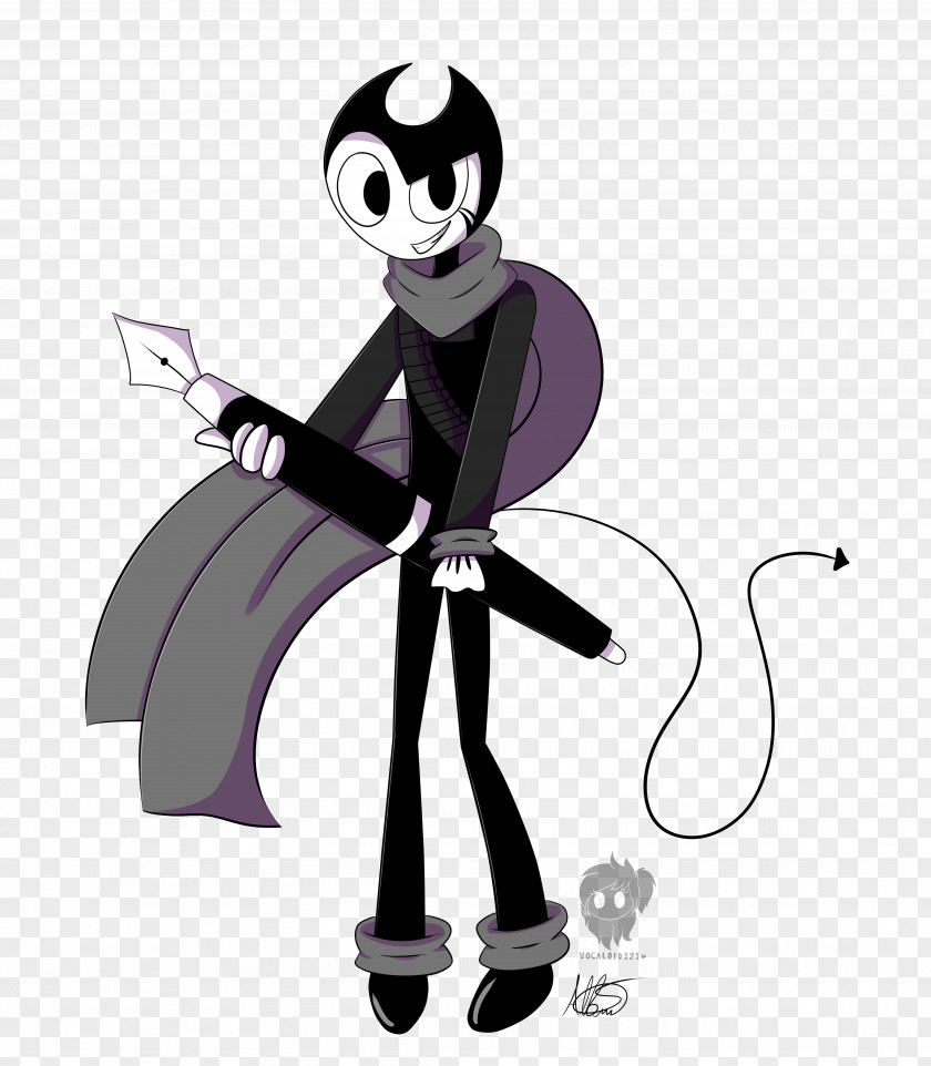 Flame Digital Bendy And The Ink Machine DeviantArt Fan Art Drawing PNG