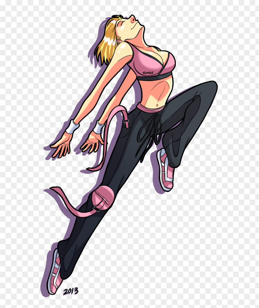 Zumba Cartoon Drawing PNG