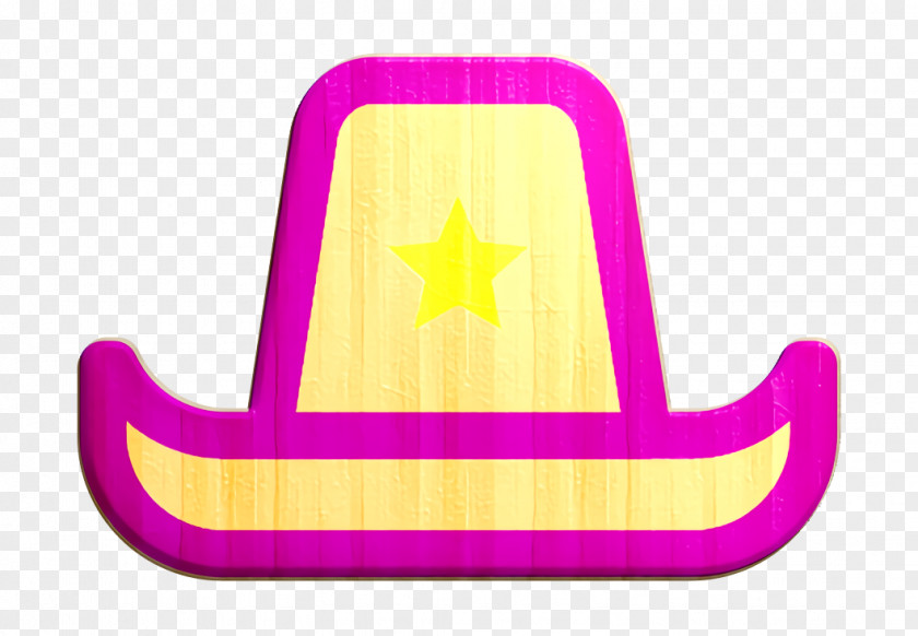Cowboy Hat Icon Sheriff Western PNG
