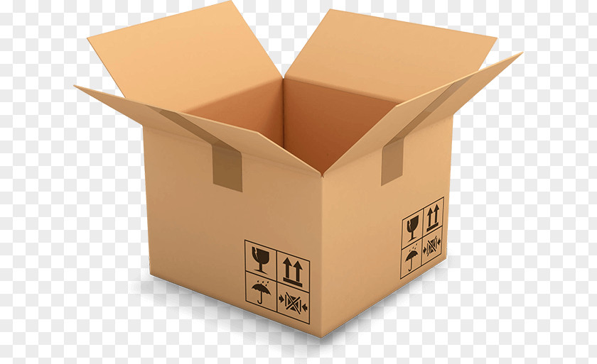 Design Package Delivery Cardboard Carton PNG