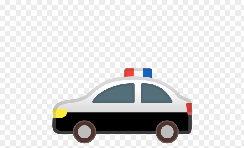 Lawyer Police Car Vehicle Emoji PNG