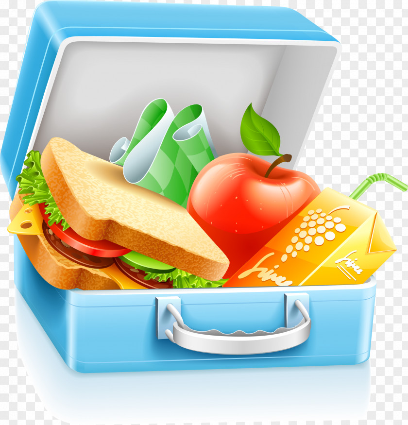Lunch Box Lunchbox School Meal Clip Art PNG