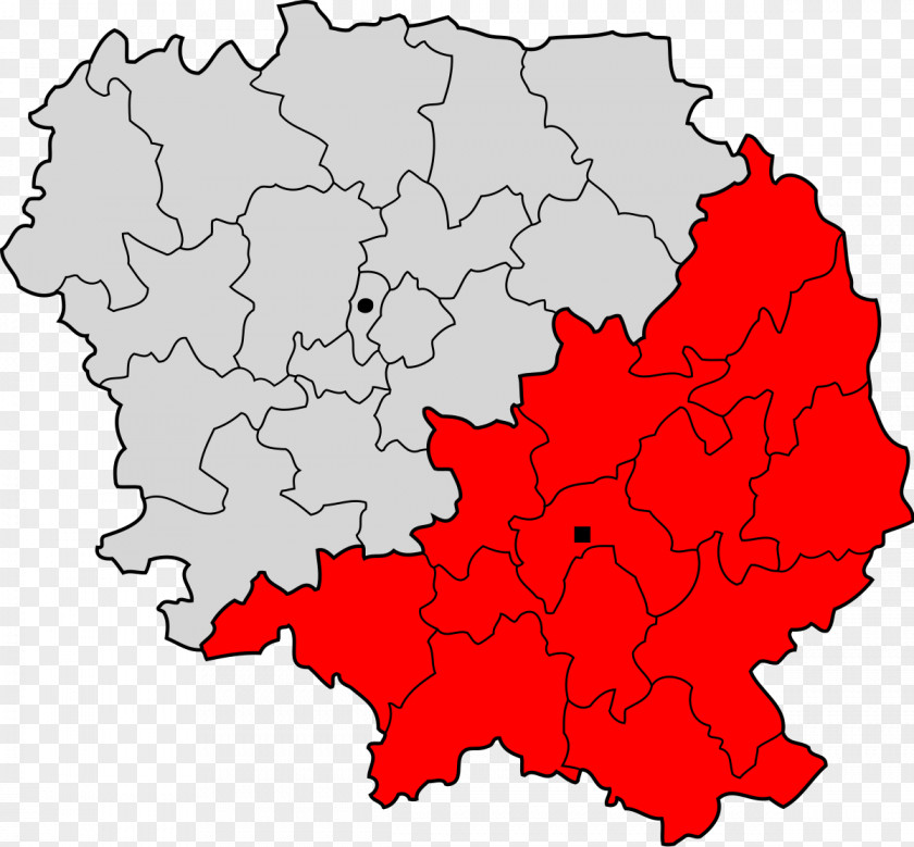 Map Creuse Arrondissement Of Aubusson French Departmental Elections PNG