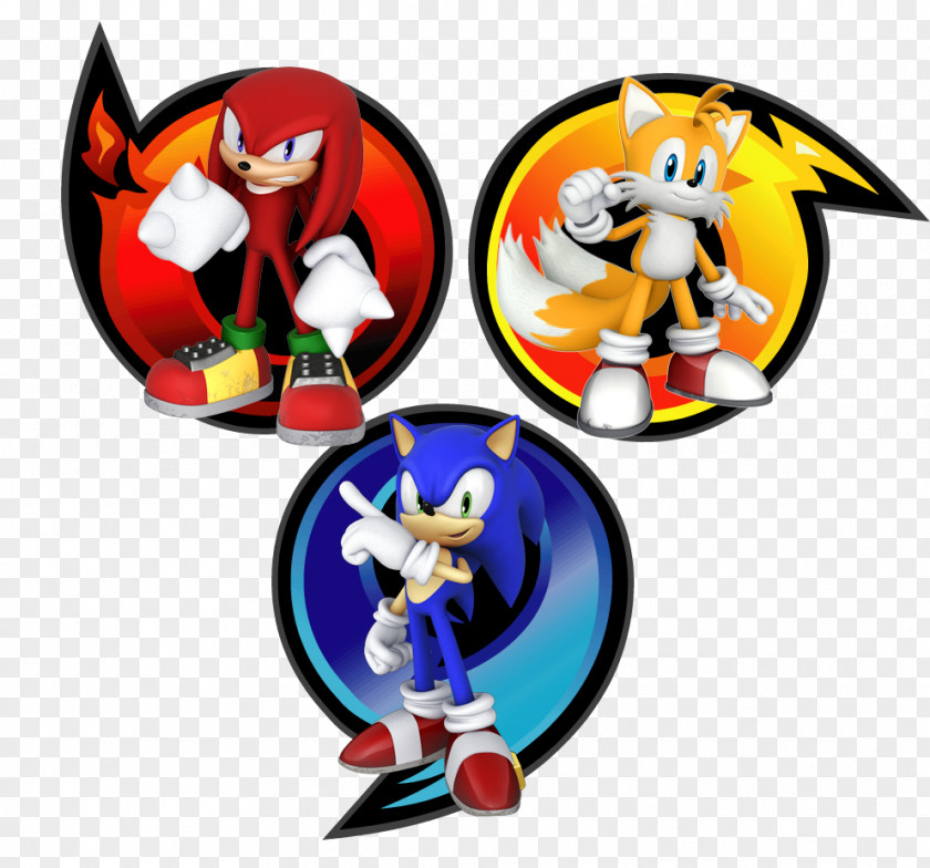 Sonic Heroes The Hedgehog Adventure 2 & Knuckles Knuckles' Chaotix PNG