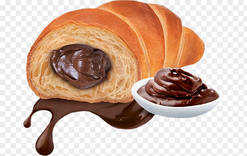 Croissant Pain Au Chocolat Danish Pastry Chocolate Milkshake PNG