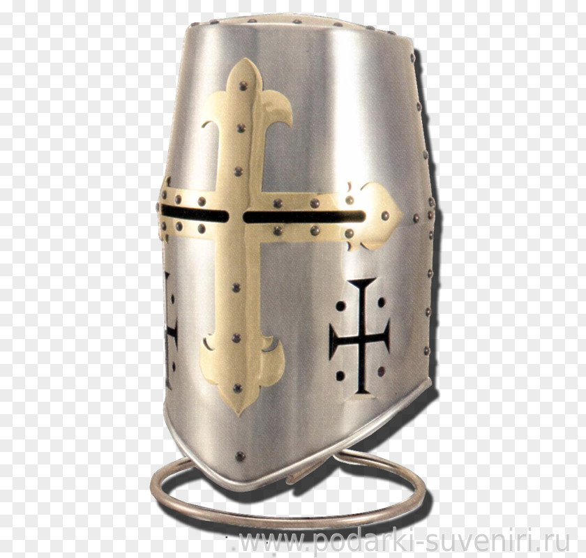 Knight Crusades Middle Ages Great Helm Helmet PNG
