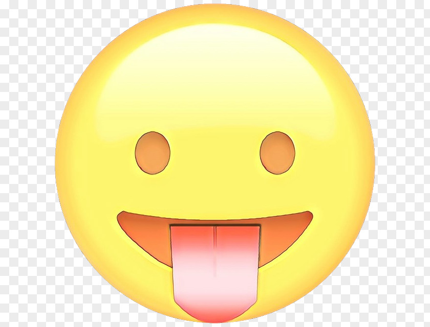 Tongue Laugh Smiley Face Background PNG