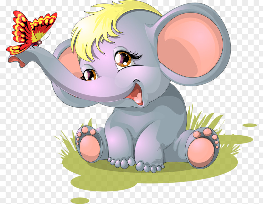 Elephant Drawing Clip Art PNG