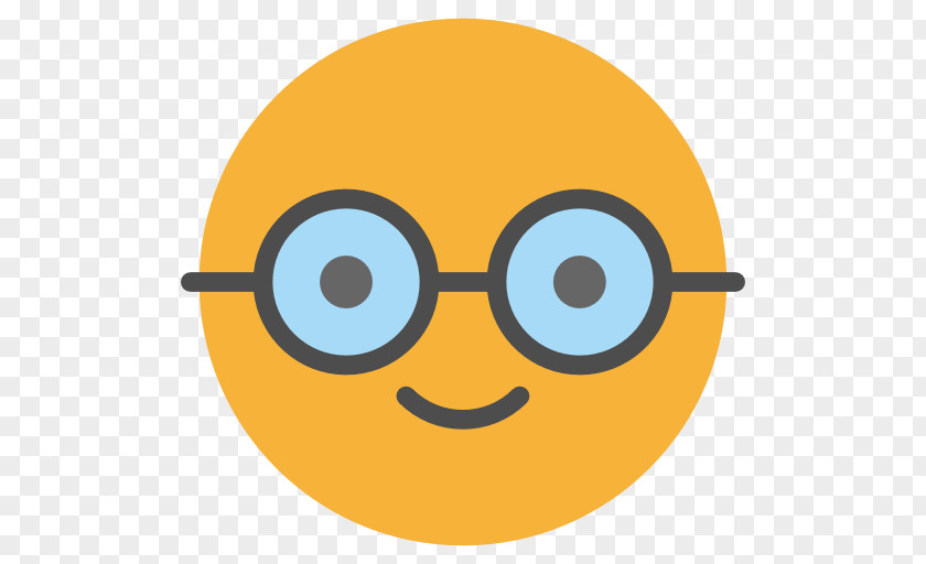Emoji Emoticon Smiley Nerd PNG