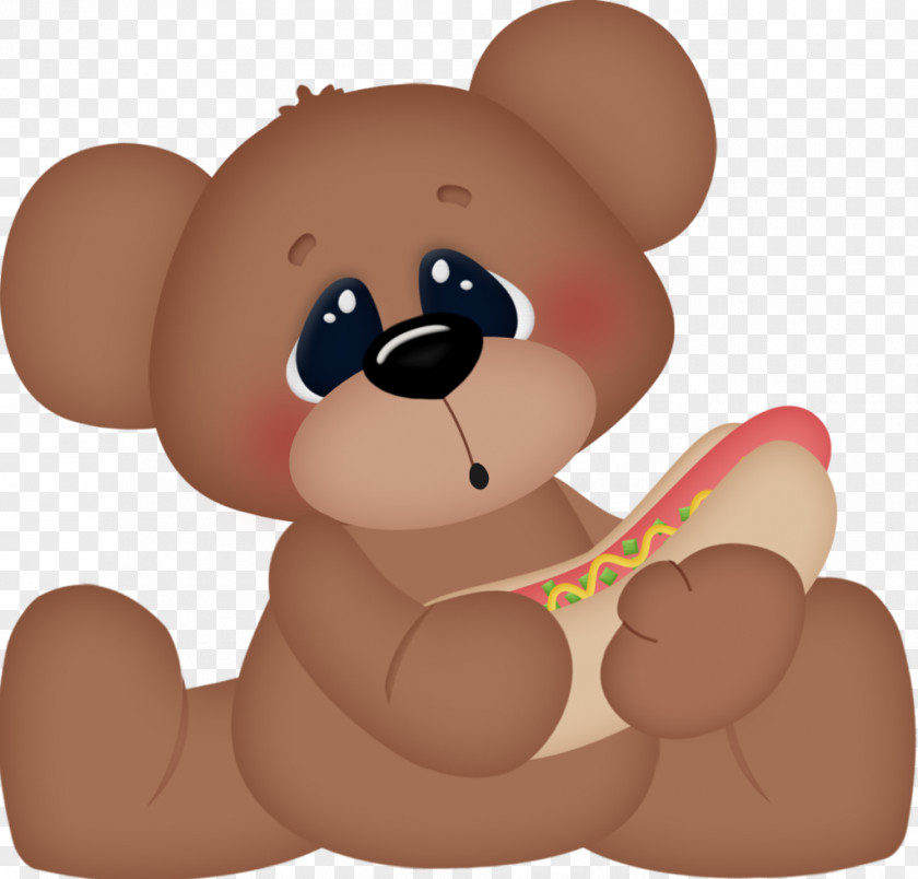 Fuzzy Teddy Bears' Picnic Clip Art PNG