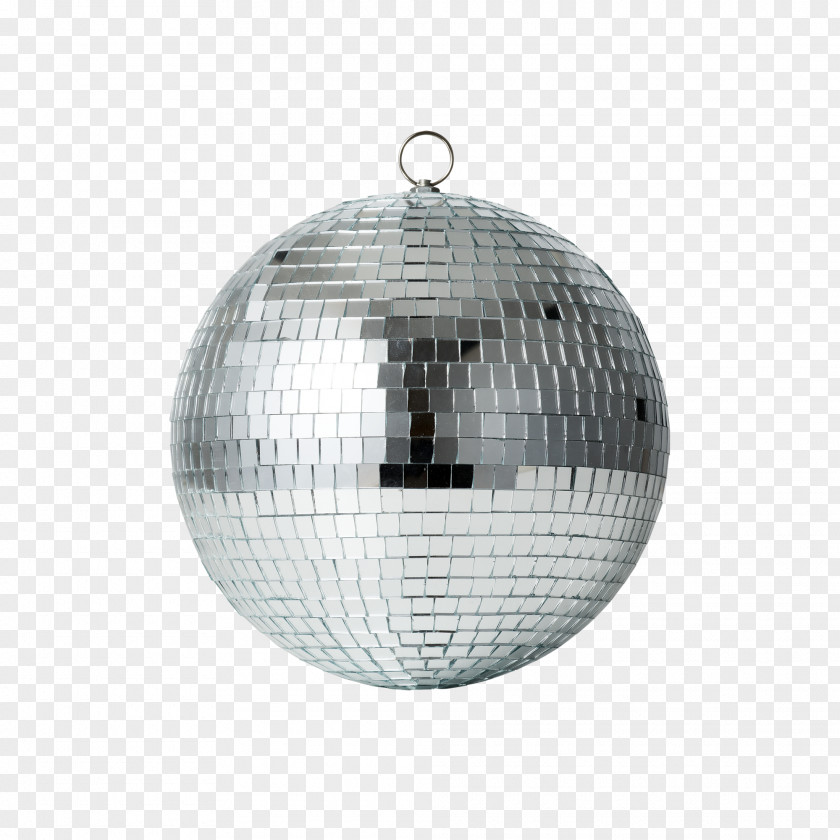 Mirror Disco Ball Gold Light PNG