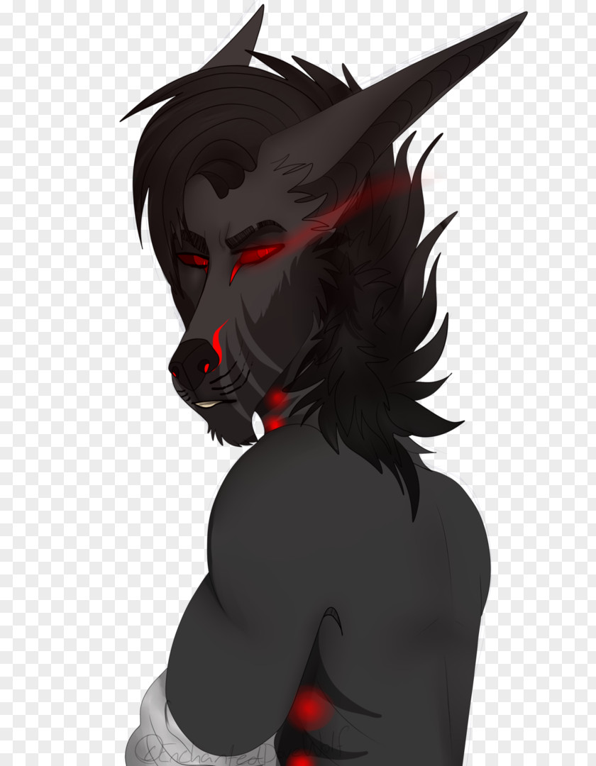 Muscle Wolf Demon Horse Mammal Illustration Headgear PNG