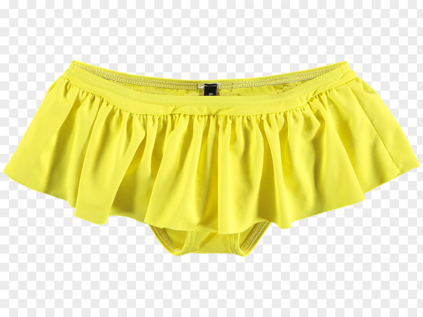 Orange Skirt Shorts Underpants Waist Briefs Swimsuit PNG