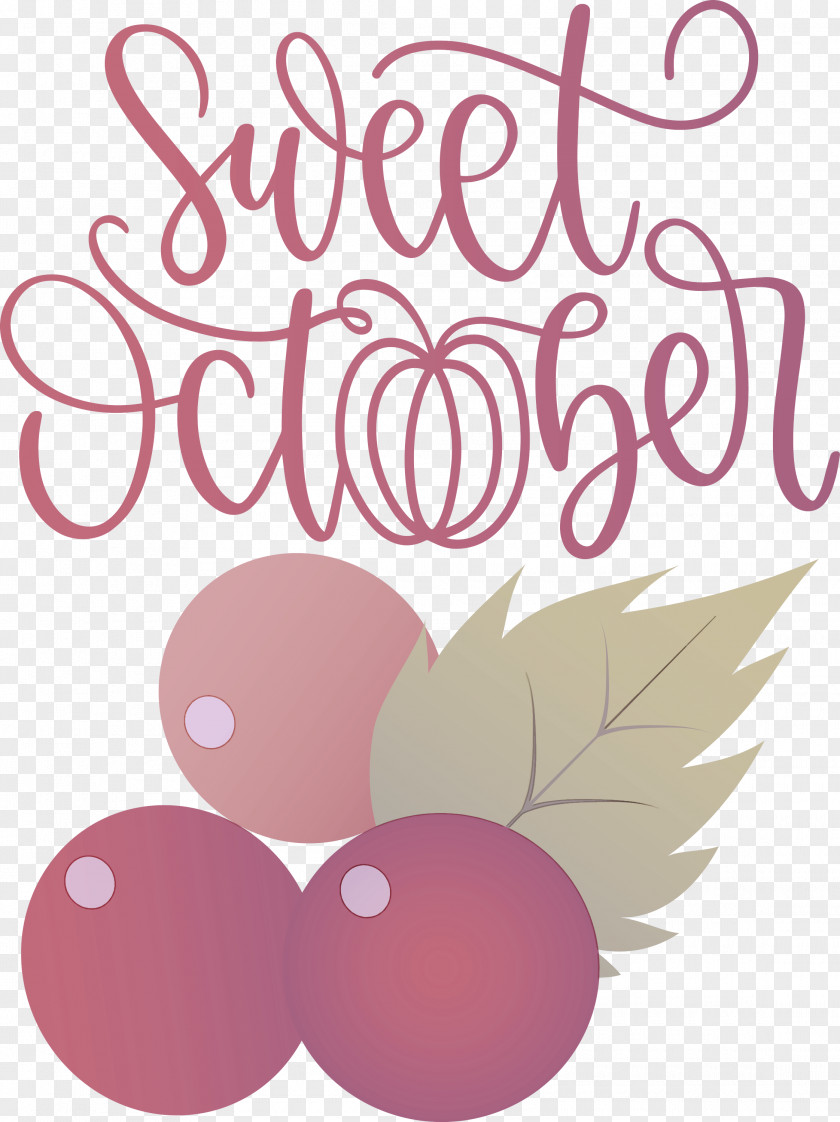 Sweet October October Fall PNG