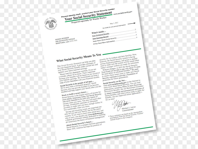 Thesis Statement Social Security Administration Line Brand Brochure PNG