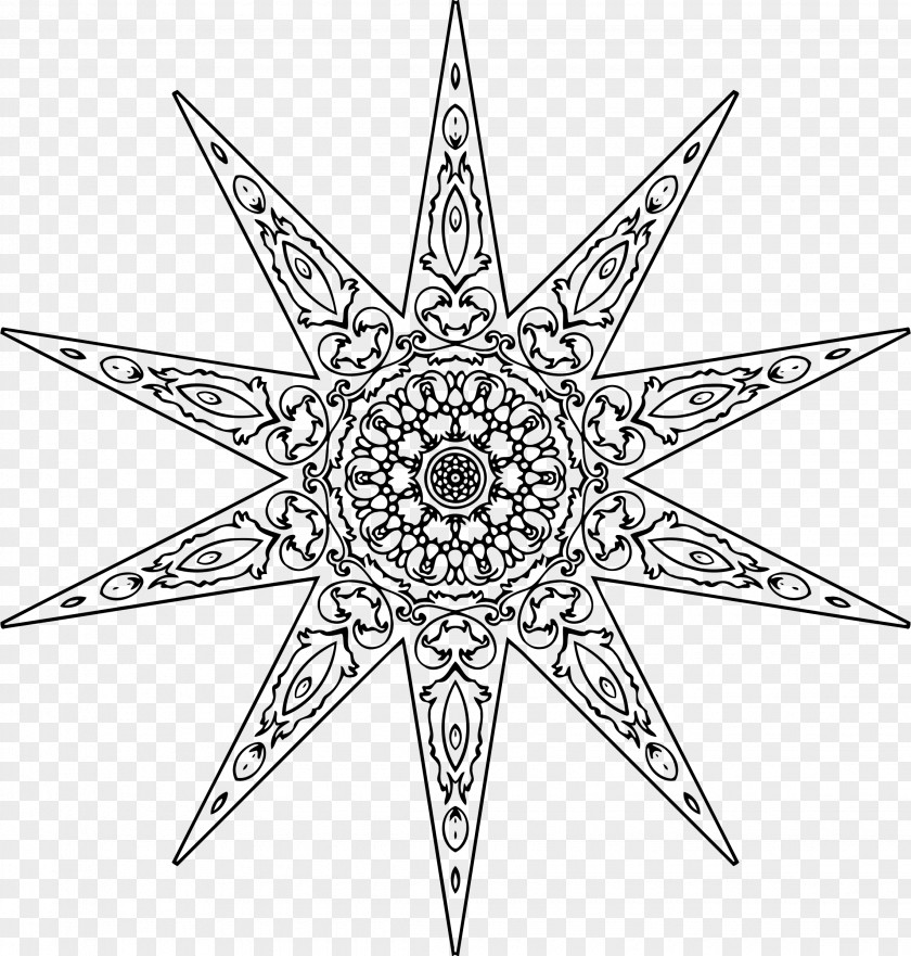 WHITE STARS Shape Ornament Clip Art PNG