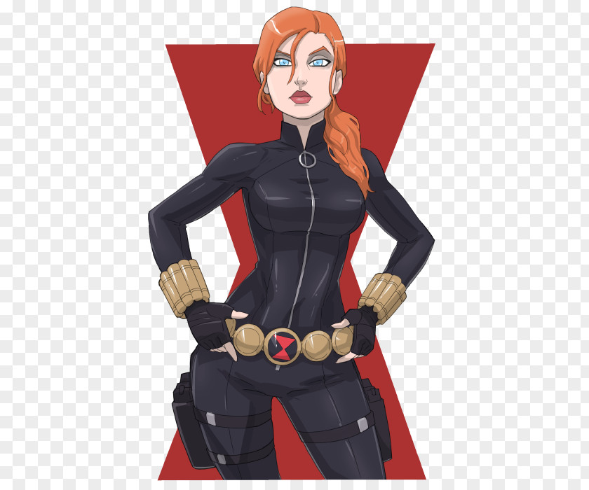 Black Widow Cartoon Action & Toy Figures Character Muscle Animated PNG