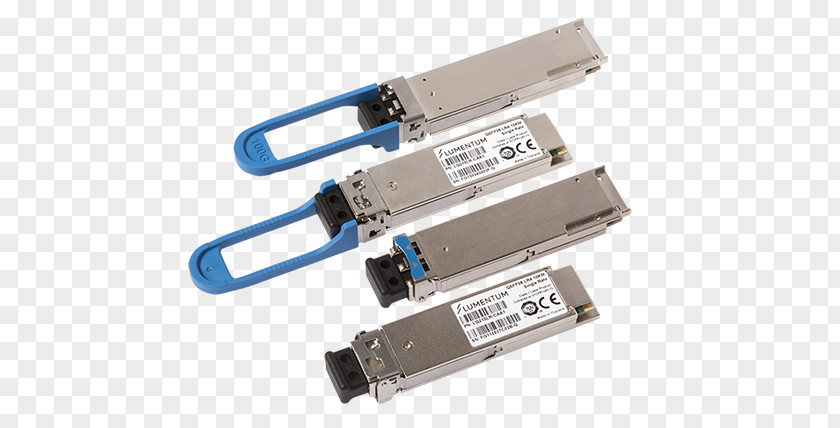 Optical Fiber Transceiver 100 Gigabit Ethernet QSFP Optics Module PNG