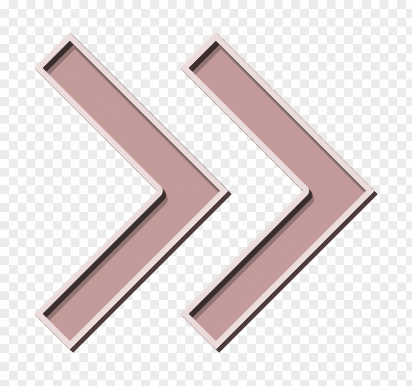 Rectangle Material Property Arrow Icon Double Essential PNG