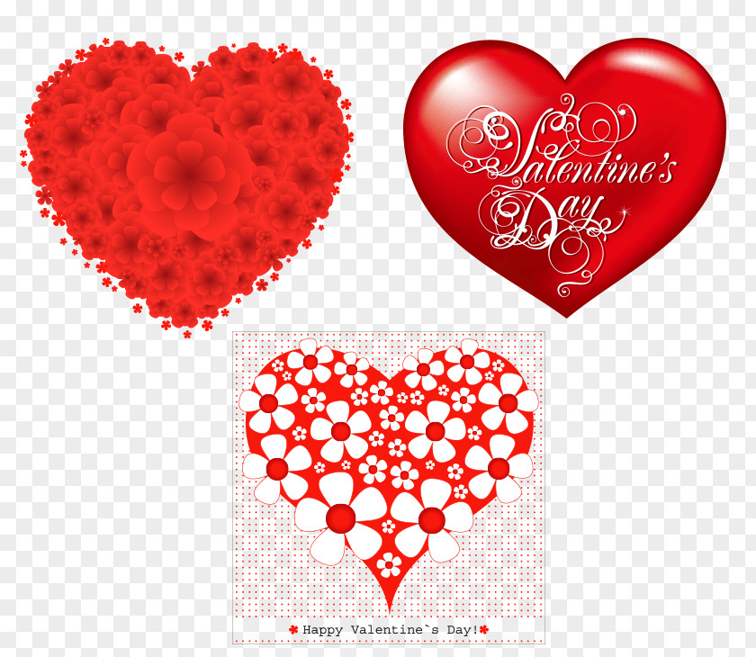 Romantic Hearts Heart Valentines Day PNG