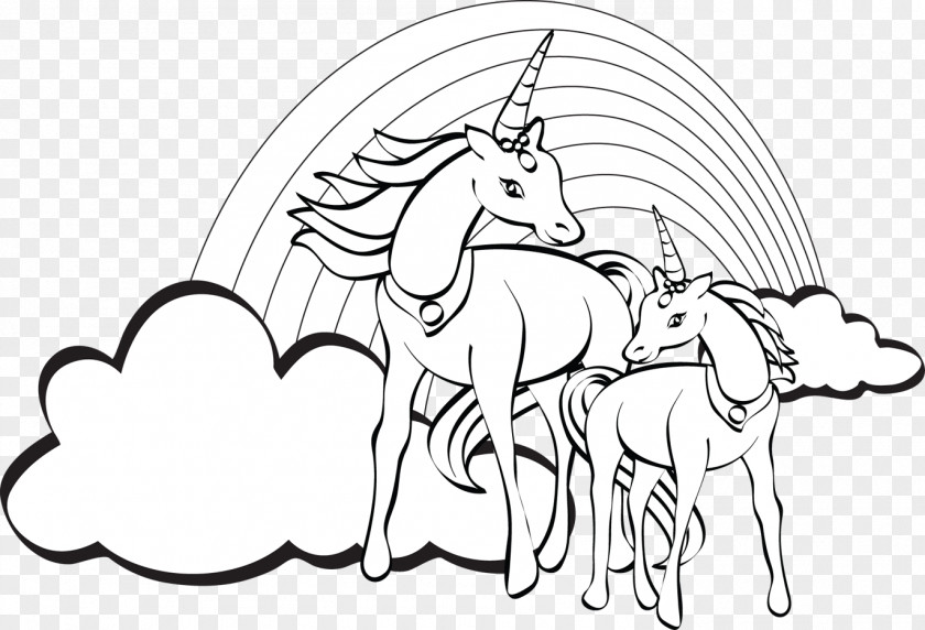 Unicorn Coloring Book Colouring Pages Child PNG