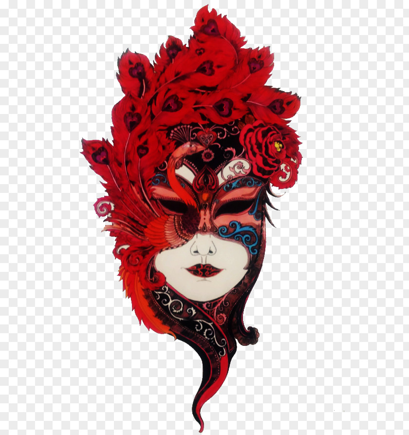 Phoenix Mask Painting Designer Art PNG
