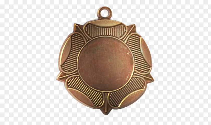 Shiny Swimming Ring Copper Medal Bronze PNG