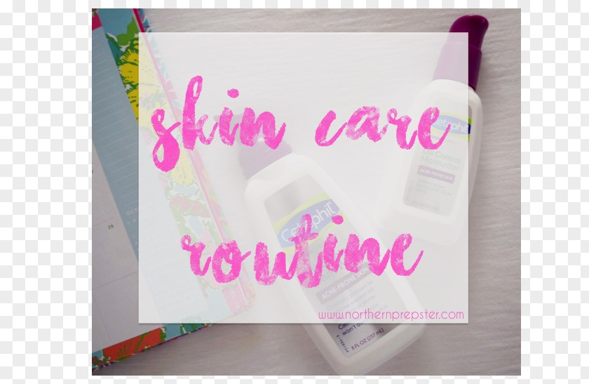 Skincare Routine Paper Pink M RTV Font PNG