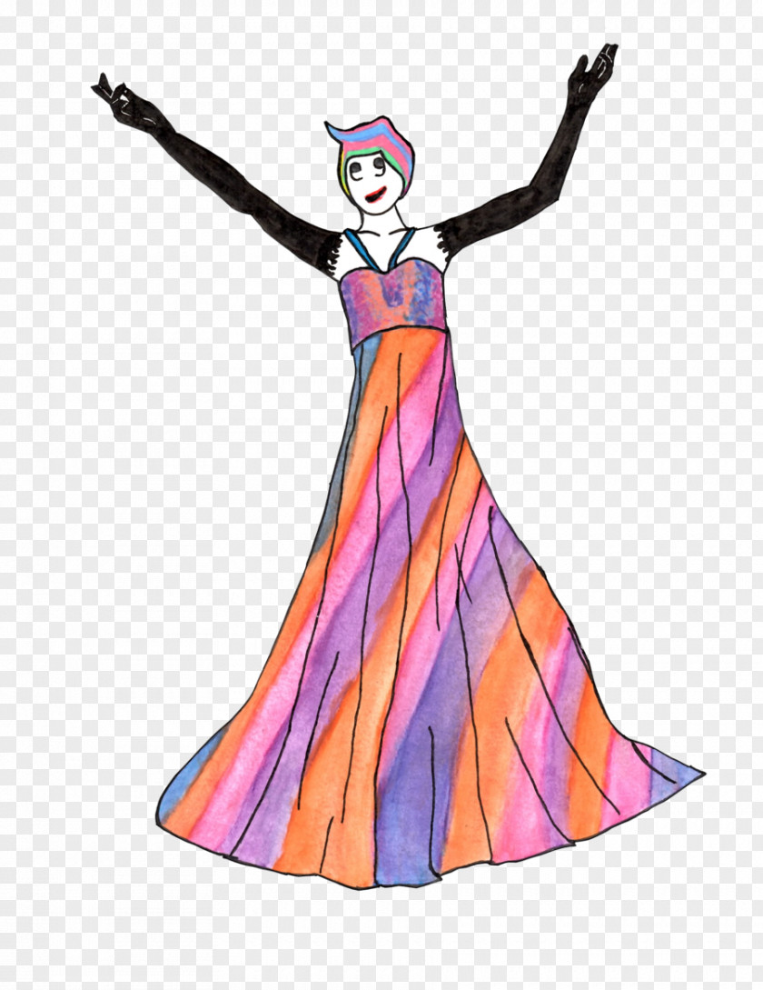 Dress Costume Design Cartoon PNG