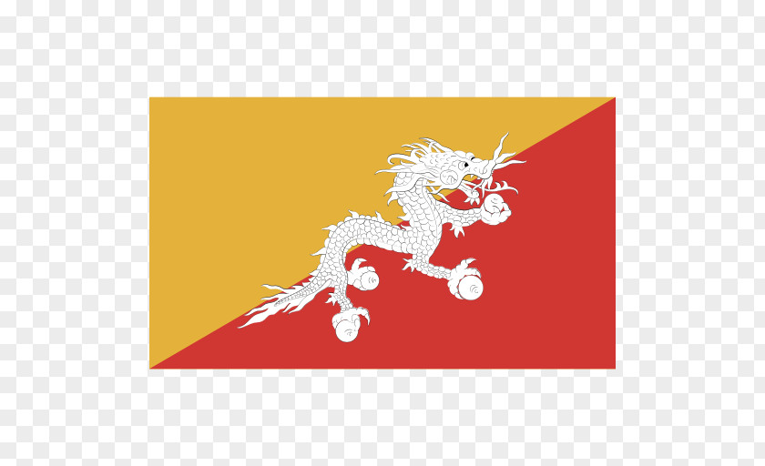 Flag Of Bhutan National Rainbow PNG